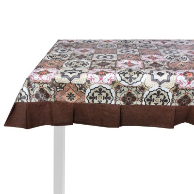 TOVAGLIA PLASTIFICATA IDROREPELLENTE RETTANGOLARE BRECCIA 6 POSTI - 140X180 CM
