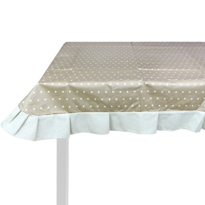 TOVAGLIA PLASTIFICATA IDROREPELLENTE RETTANGOLARE BRECCIA 6 POSTI - 140X180 CM