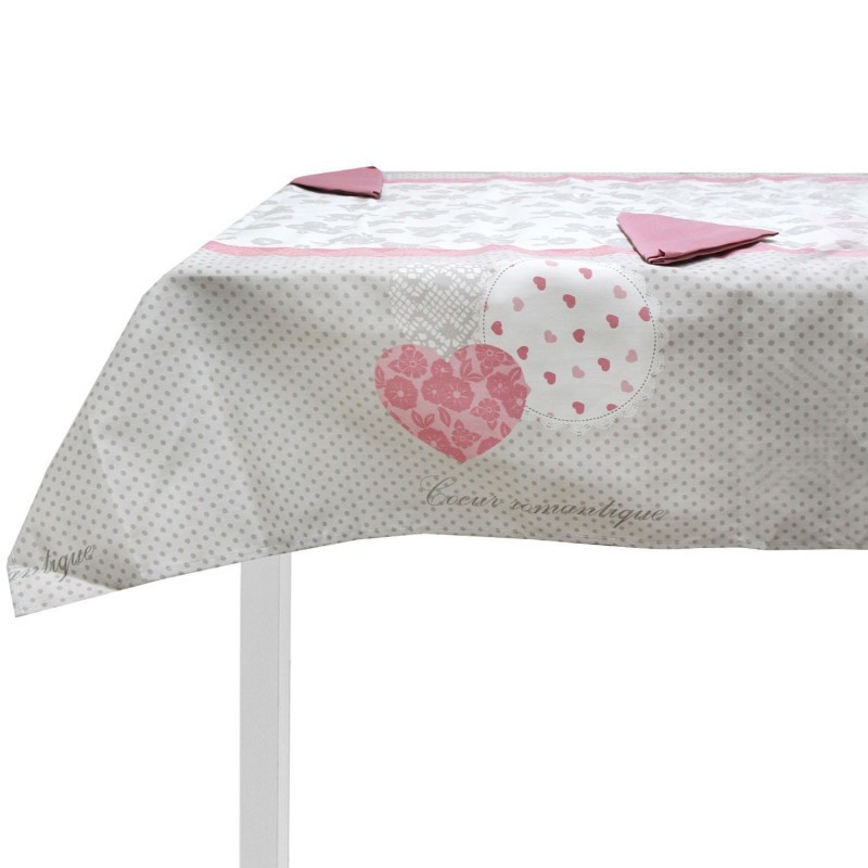 TOVAGLIA IN COTONE CON 6 TOVAGLIOLI PREZIOSA HOME 6 POSTI - 140X180 CM