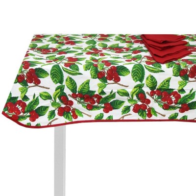 TOVAGLIA CON 12 TOVAGLIOLI VINGI 12 POSTI - 140X240 CM