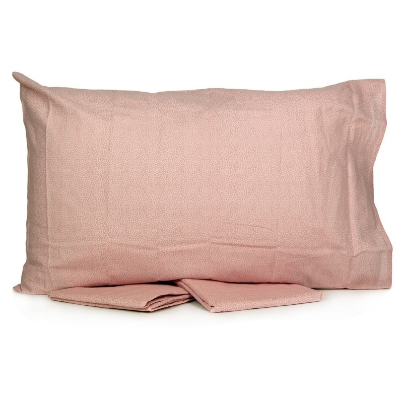 COMPLETO LETTO IN COTONE LOVETESSILE PER LETTO SINGOLO ROSA