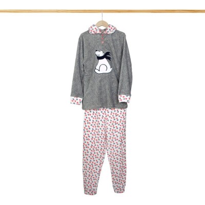 PIGIAMA DONNA IN PIL E GABRIELLA GUCCI MOD.SL893 GREY S