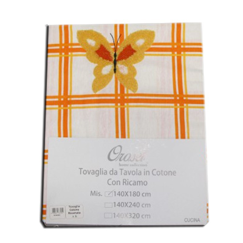 TOVAGLIA COTONE RICA MATA OROSEI X 6 - RIC.FARFALLA-140X180