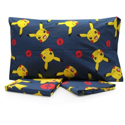 COMPLETO LETTO IN COTONE POKEMON PER LETTO SINGOLO BAMBINO