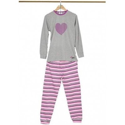 PIGIAMA LUNGO CALDO COTONE DONNA HD S