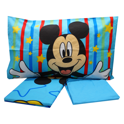 COMPLETO LETTO BAMBINO IN COTONE DISNEY TOPOLINO PER LETTO SINGOLO