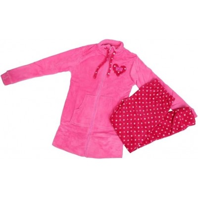 PIGIAMA LUNGO PILE DONNA HD XL