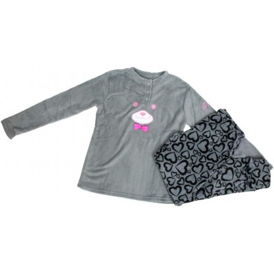 PIGIAMA LUNGO PILE DONNA HD L