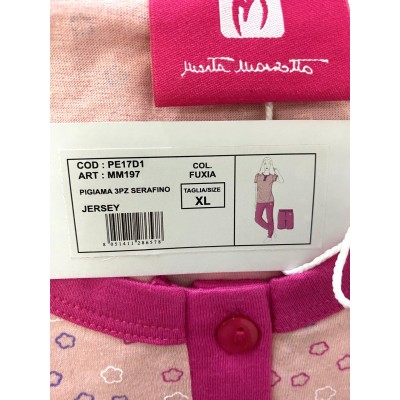 PIGIAMA TRIS COTONE DONNA MARTA MARZOTTO XL