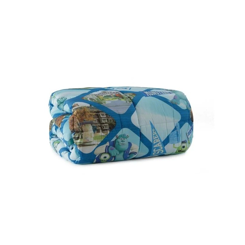 TRAPUNTA MICROFIBRA DISNEY 1P MONSTERS UNIVERSITY - BLU