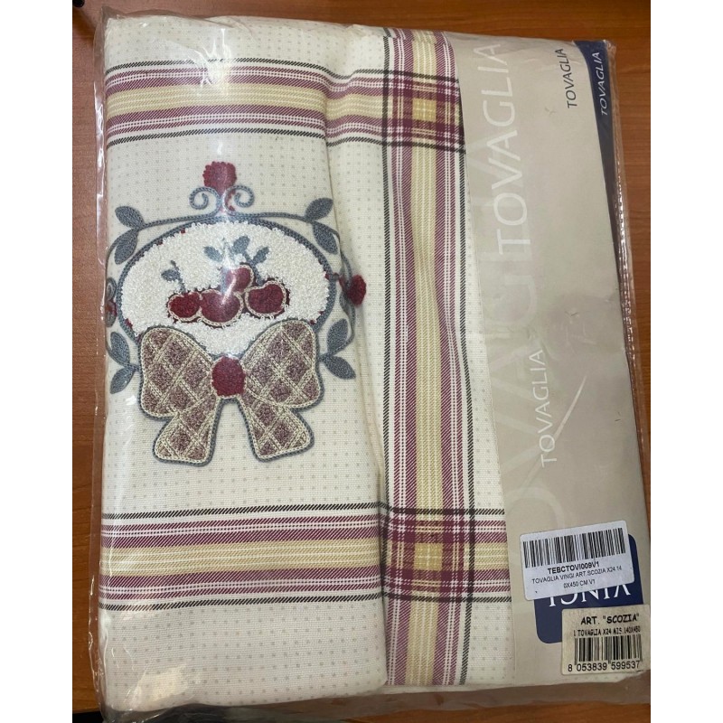 TOVAGLIA RETTANGOLARE VINGI 24 POSTI - 140X450 CM