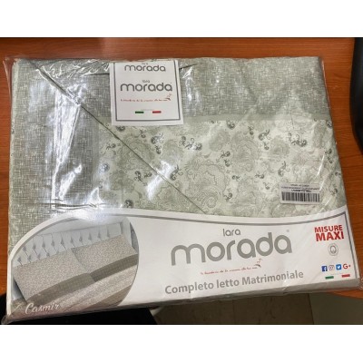 COMPLETO LETTO CON STAMPA DIGITALIZZATA LARA MORADA PER LETTO MATRIMONIALE