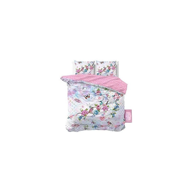 SACCO COPRIPIUMINO CON 2 FEDERE SO CUTE PER LETTO UNA PIAZZA E MEZZA V3