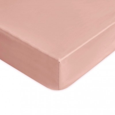 LENZUOLO SOTTO C/ANG OLI COTONE LIABEL 1P ROSA ANT. PRESTIGE
