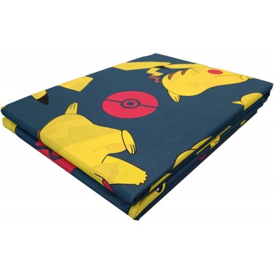 COMPLETO LETTO IN COTONE POKEMON PER LETTO SINGOLO BAMBINO