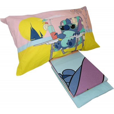 COMPLETO LETTO IN COTONE LILO E STITCH PER LETTO SINGOLO BAMBINO