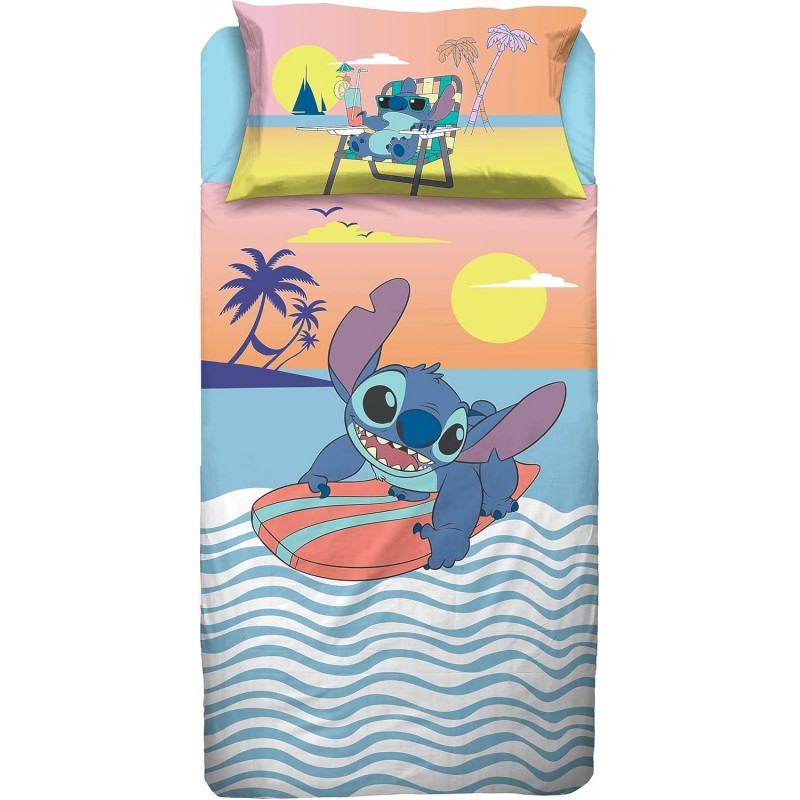COMPLETO LETTO IN COTONE LILO E STITCH PER LETTO SINGOLO BAMBINO