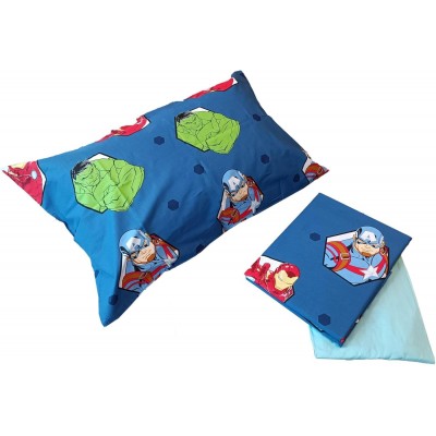 COMPLETO LETTO BAMBINO IN COTONE AVENGERS PER LETTO SINGOLO