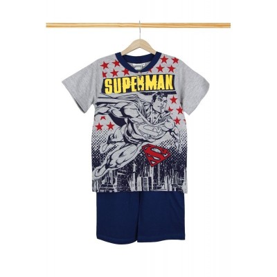 PIGIAMA CORTO IN COTONE BAMBINO SUPERMAN 8 ANNI