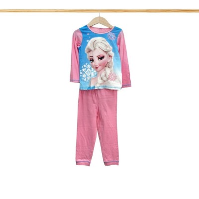 PIGIAMA LUNGO IN COT ONE DISNEY FROZEN ROSA/CELEST 5A SQE2002